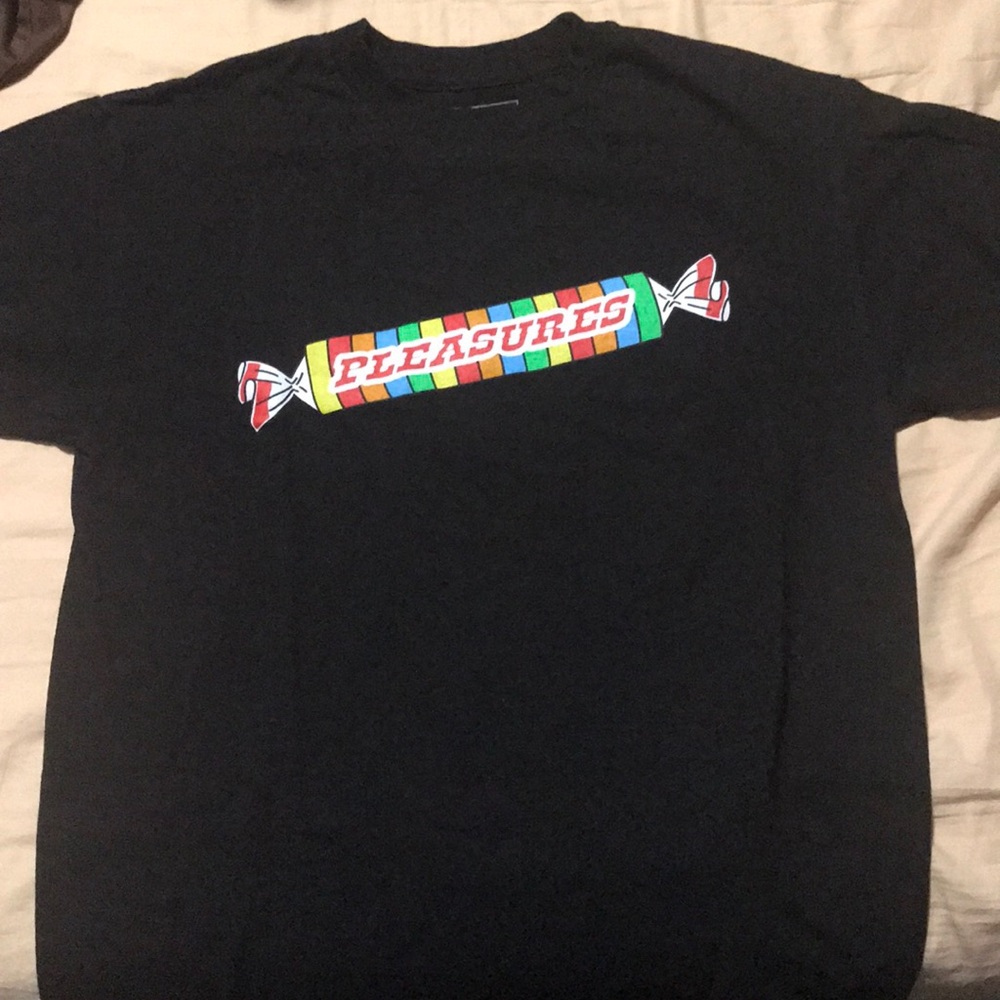 Pleasures black t shirt